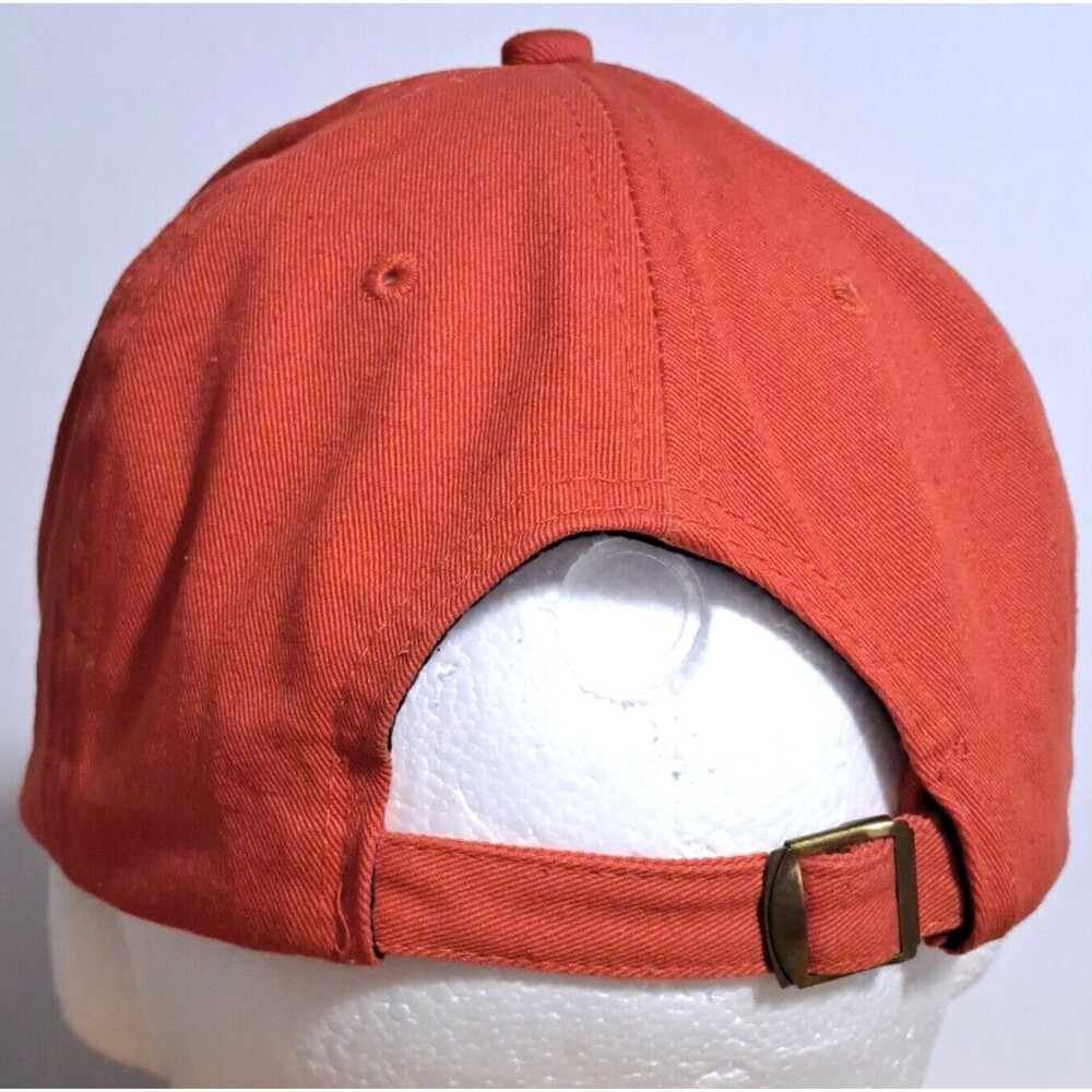 Go Pluck Yourself Baseball Hat Embroidered Patch Cap Orange Strapback Adjustable - Picture 4 of 8